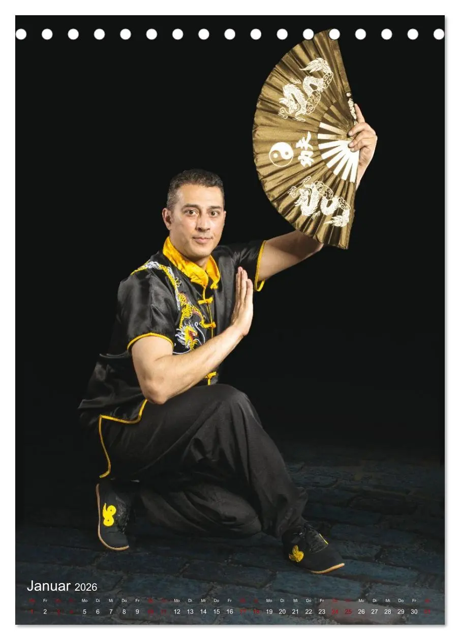 Bild: 9783516459401 | Kung Fu, Martial Art (Tischkalender 2026 DIN A5 hoch), CALVENDO...