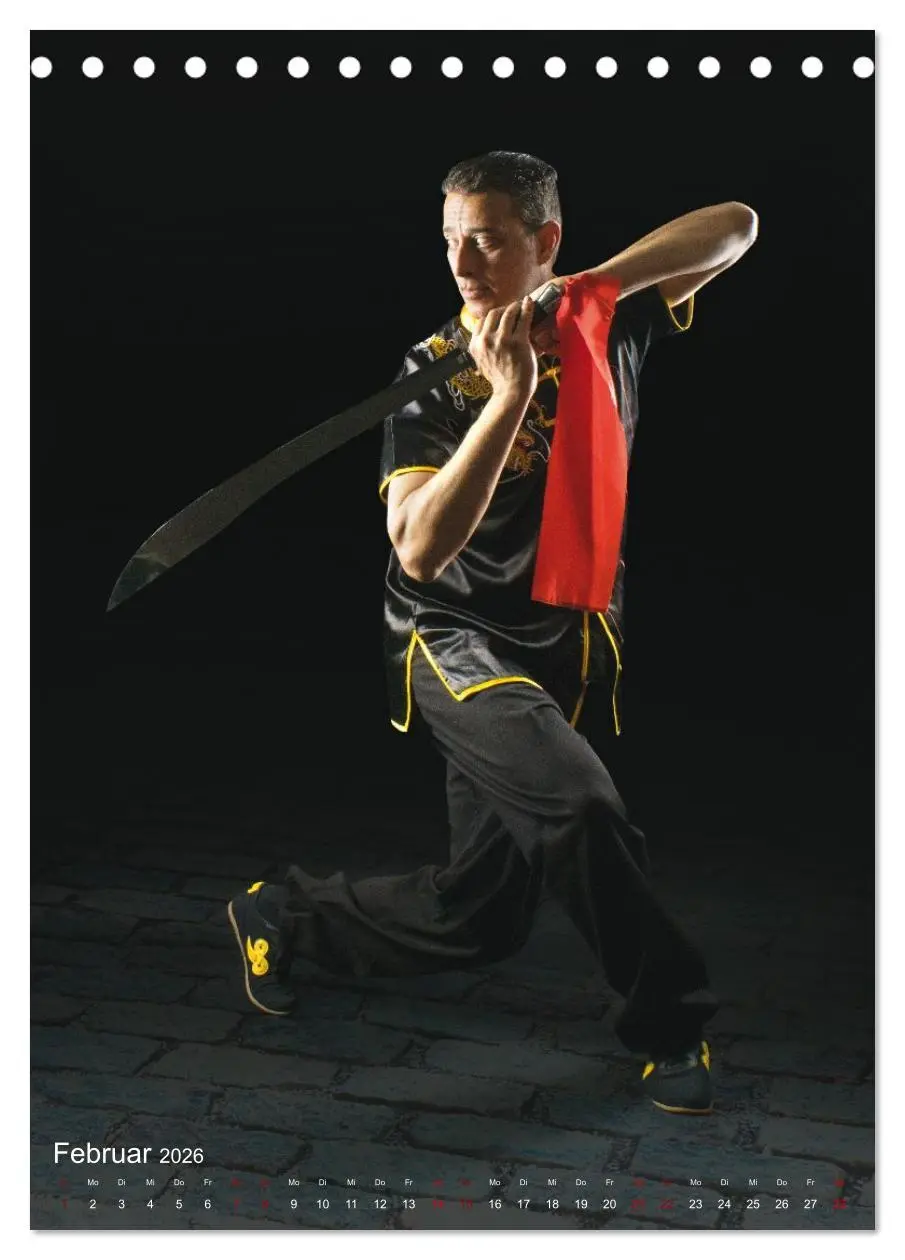 Bild: 9783516459401 | Kung Fu, Martial Art (Tischkalender 2026 DIN A5 hoch), CALVENDO...
