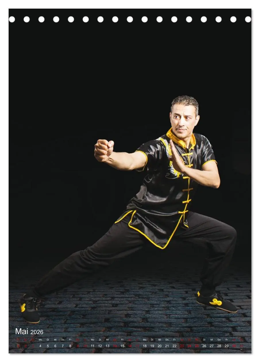 Bild: 9783516459401 | Kung Fu, Martial Art (Tischkalender 2026 DIN A5 hoch), CALVENDO...