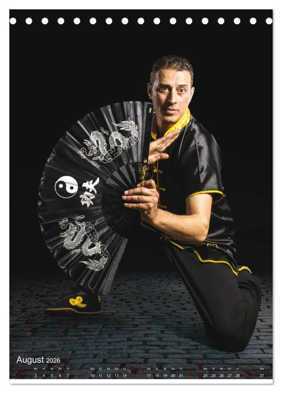 Bild: 9783516459401 | Kung Fu, Martial Art (Tischkalender 2026 DIN A5 hoch), CALVENDO...