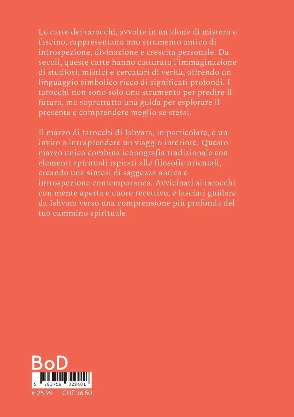 Rückseite: 9783758329401 | I tarocchi di ishvara | Versione integrale | Maria Theresia Bitterli