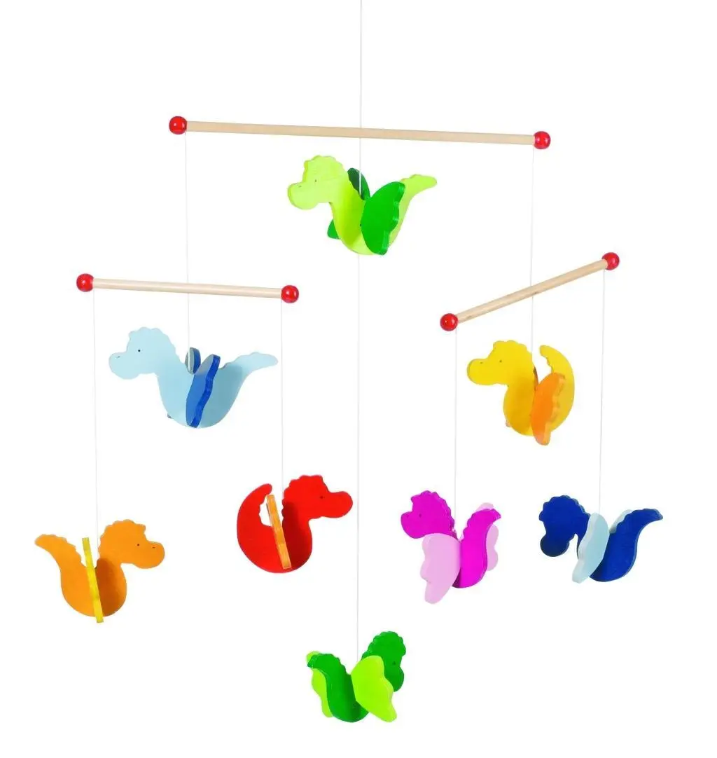 Cover: 4013594529501 | Mobile Drachen | 39 x 45 cm, Holz, 8 Teile | goki | Spielzeug | Goki
