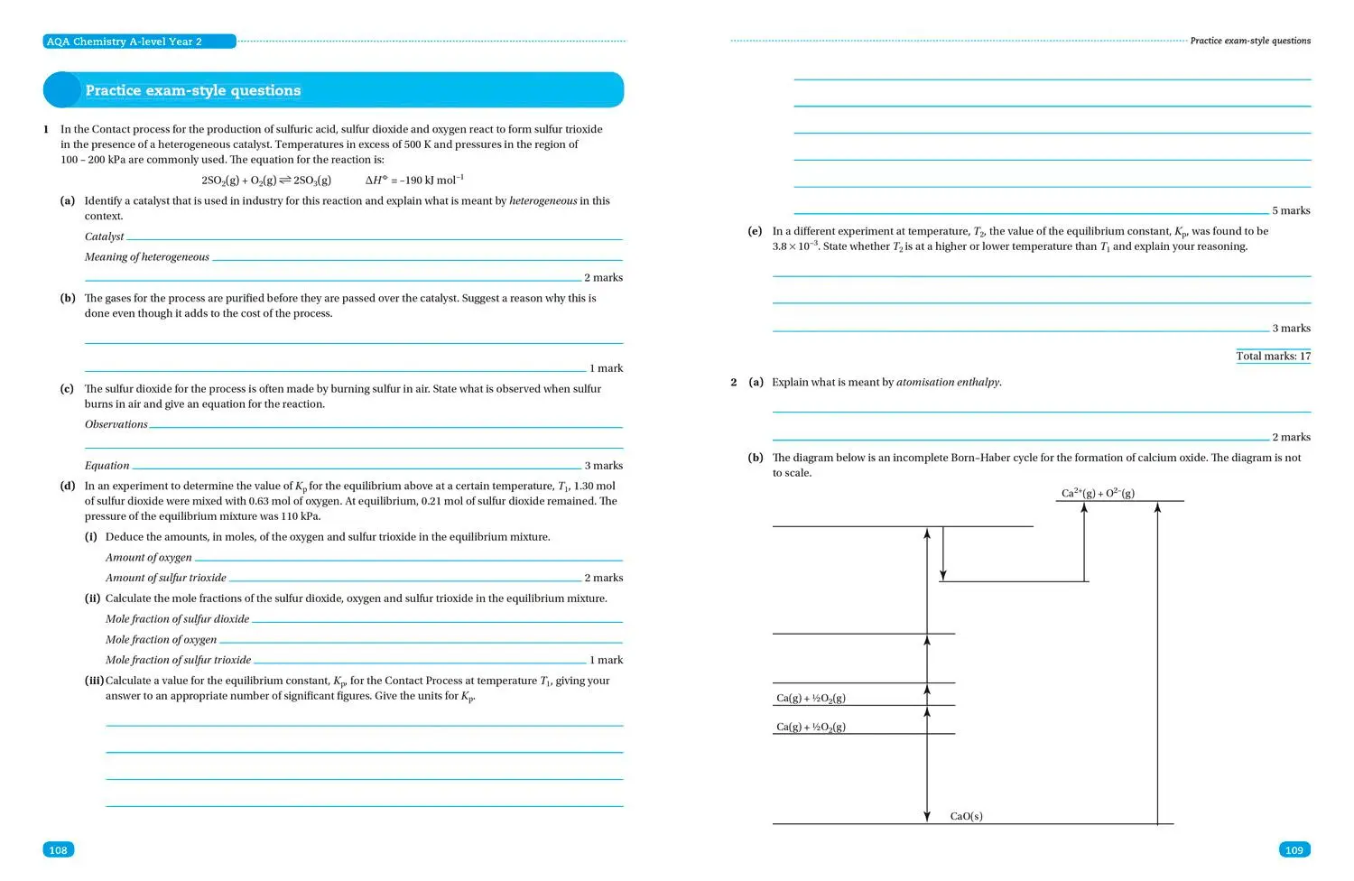 Bild: 9780008189501 | Aqa a Level Chemistry Year 2 Paper 1 | Colin Chambers (u. a.) | Buch