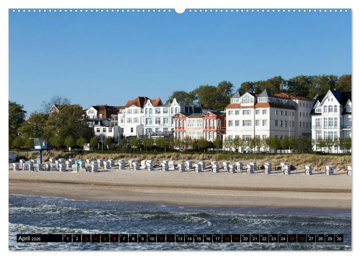 Bild: 9783457289501 | Usedom (Wandkalender 2026 DIN A2 quer), CALVENDO Monatskalender | 2026