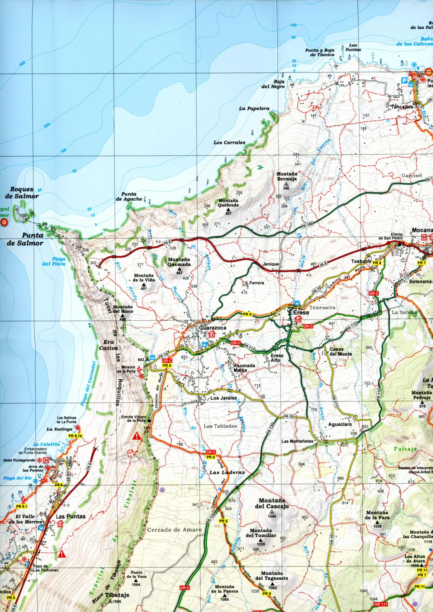 Bild: 9788480909501 | El Hierro | Reserva de la Biosfera-Geoparque 1:25000 | (Land-)Karte