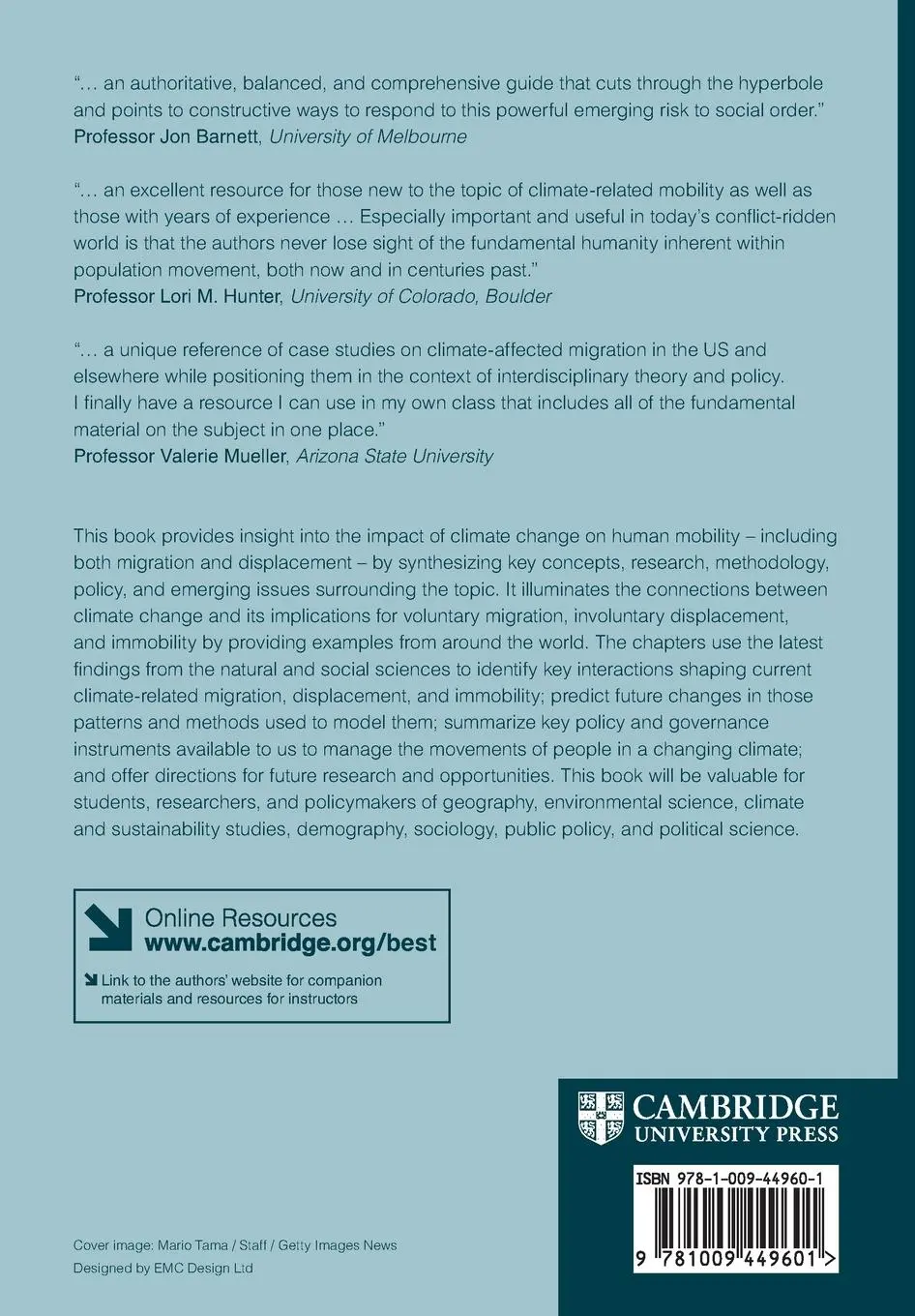Rückseite: 9781009449601 | Migration and Displacement in a Changing Climate | Kelsea Best (u. a.)
