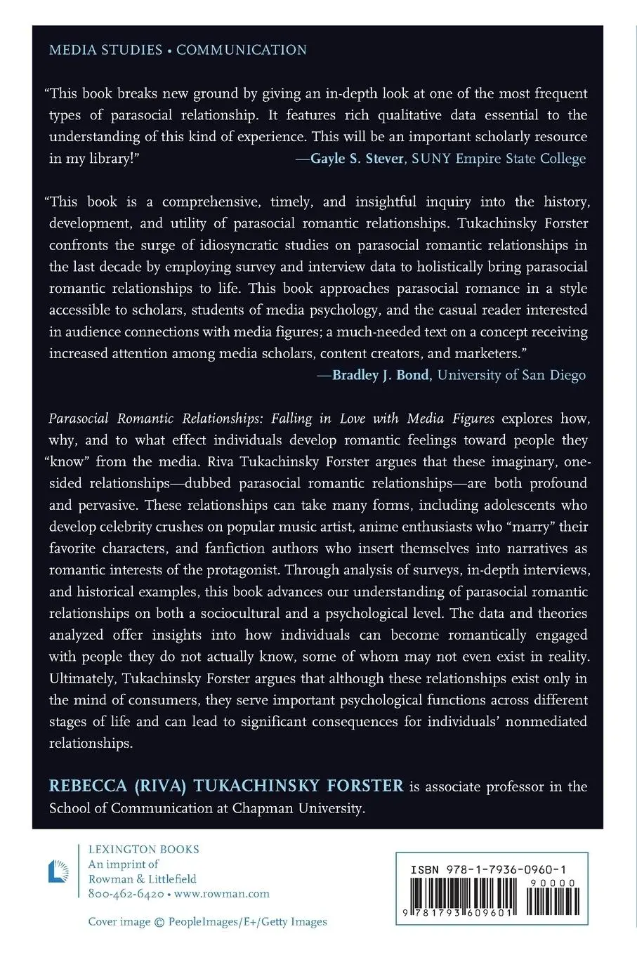 Rückseite: 9781793609601 | Parasocial Romantic Relationships | Falling in Love with Media Figures
