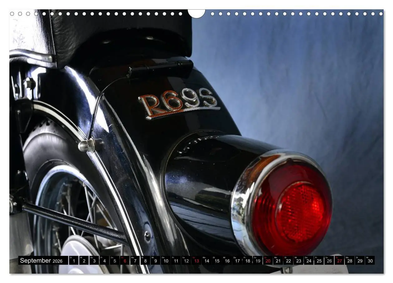 Bild: 9783516129601 | BMW R69S (Wandkalender 2026 DIN A3 quer), CALVENDO Monatskalender
