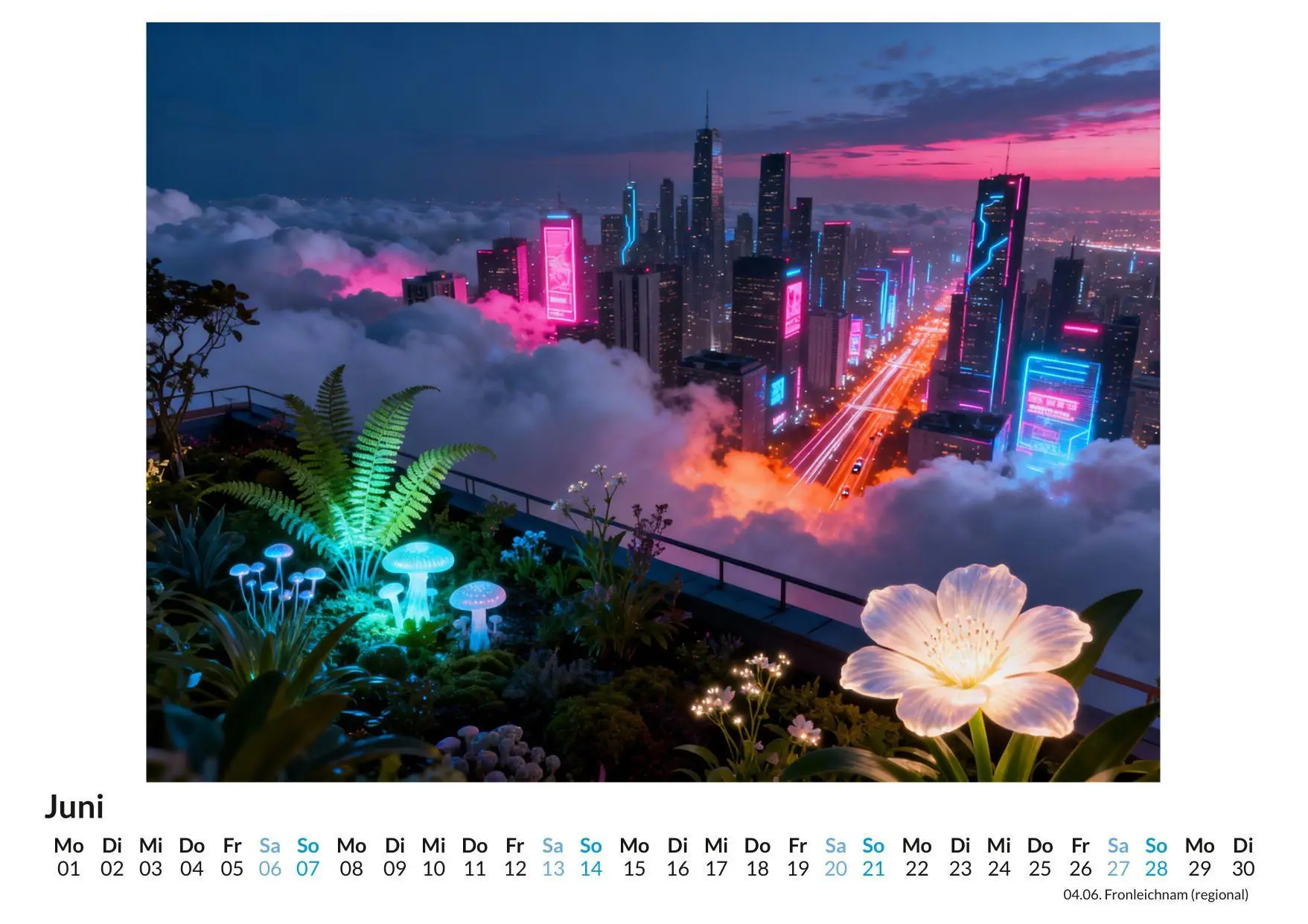 Bild: 9783695329601 | Cyberpunk Metropolen | Lucy Klein | Kalender | Deutsch | 2026