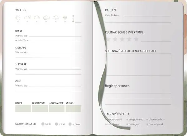 Bild: 9783731889601 | Fahrrad-Tourenbuch | Verlag Korsch | Buch | 160 S. | Deutsch | 2025