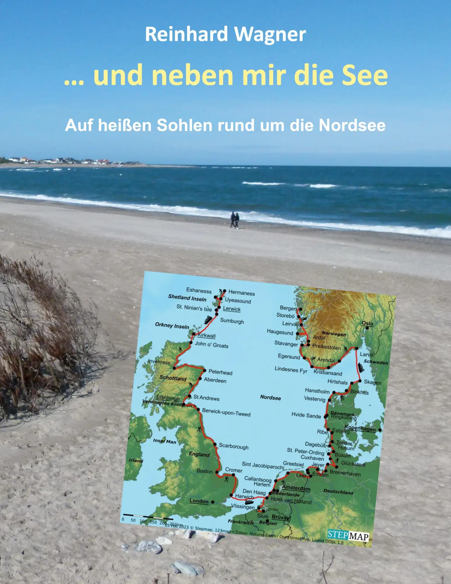 Cover: 9783758309601 | ... und neben mir die See | Auf heißen Sohlen rund um die Nordsee