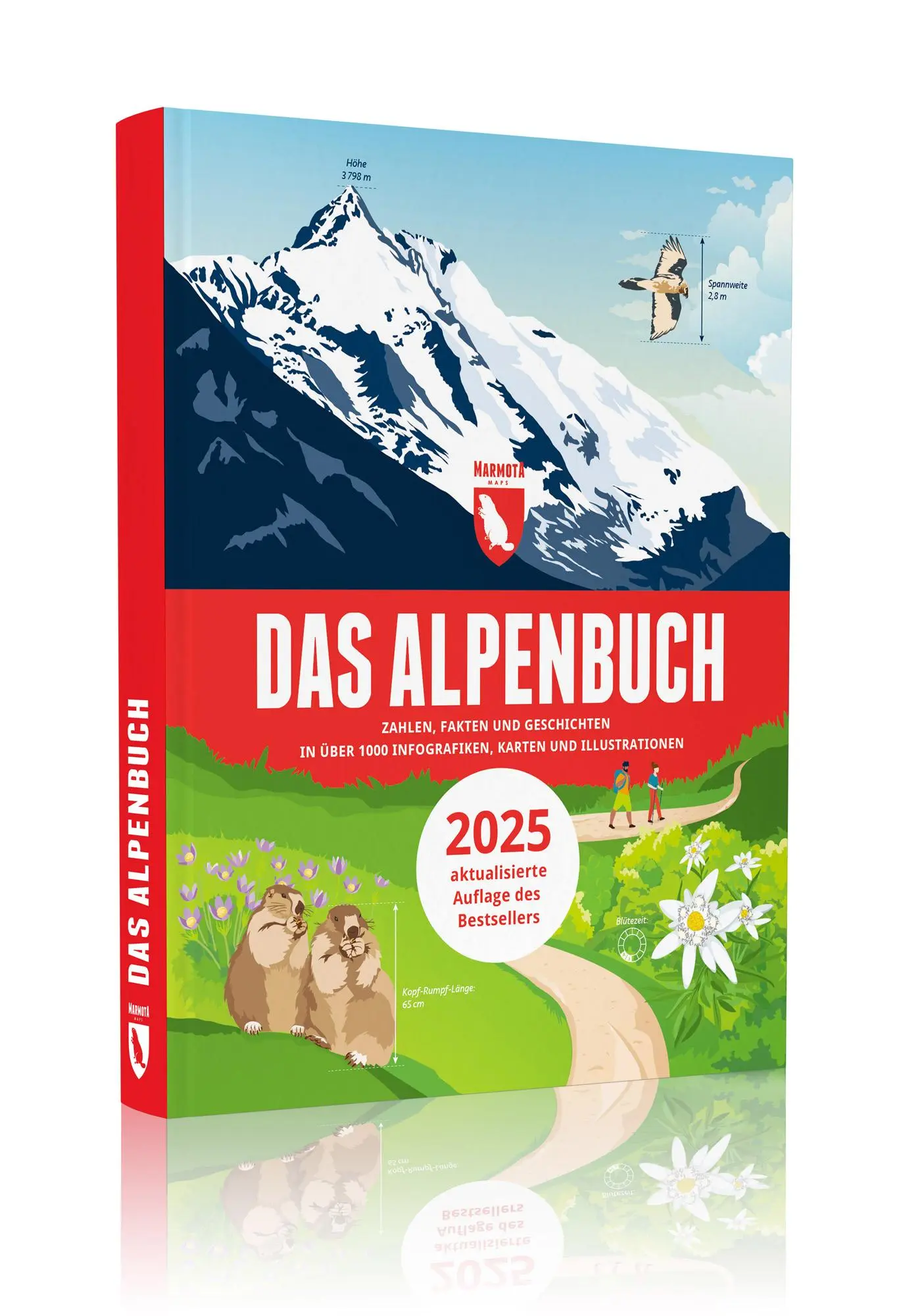 Cover: 9783946719601 | Das Alpenbuch | aktualisierte Auflage des Bestsellers | Stefan (u. a.)