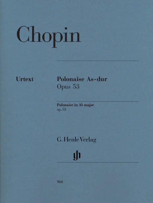 Cover: 9790201809601 | Polonaise In A Flat Op.53 - Henle Urtext | Frédéric Chopin | Buch