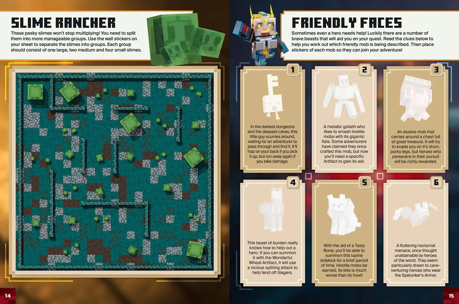 Bild: 9781405299701 | Minecraft Dungeons Sticker Book | Mojang AB | Taschenbuch | Englisch