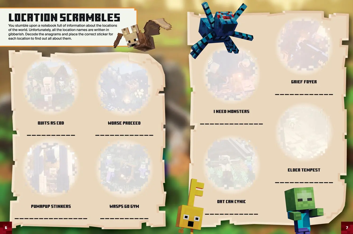 Bild: 9781405299701 | Minecraft Dungeons Sticker Book | Mojang AB | Taschenbuch | Englisch