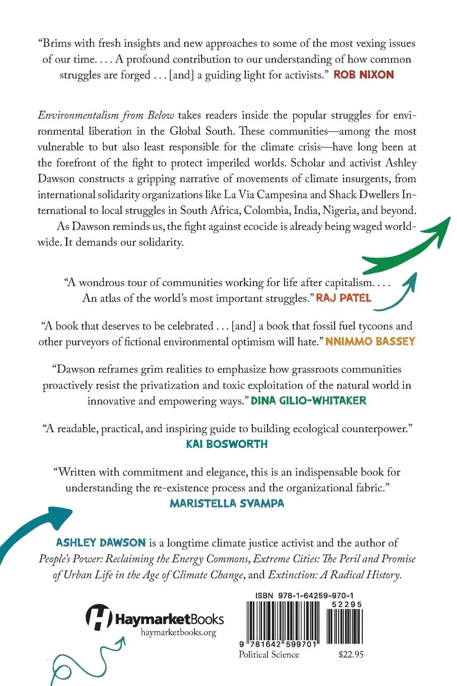 Rückseite: 9781642599701 | Environmentalism from Below | Ashley Dawson | Taschenbuch | Englisch