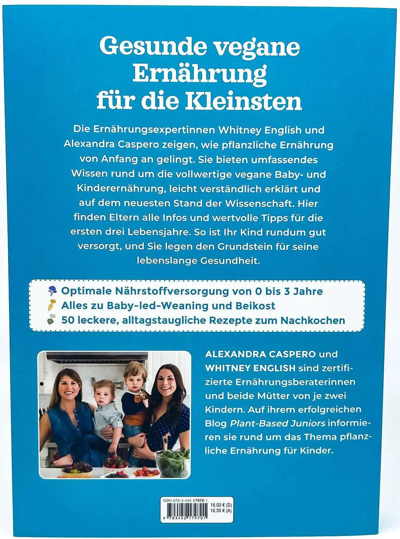 Bild: 9783442179701 | Vegane Ernährung für Babys und Kleinkinder | Alexandra Caspero (u. a.)