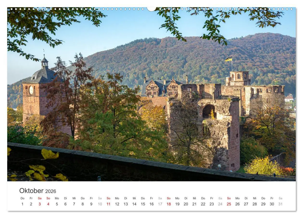 Bild: 9783457269701 | Heidelberg im Fokus (Wandkalender 2026 DIN A2 quer), CALVENDO...