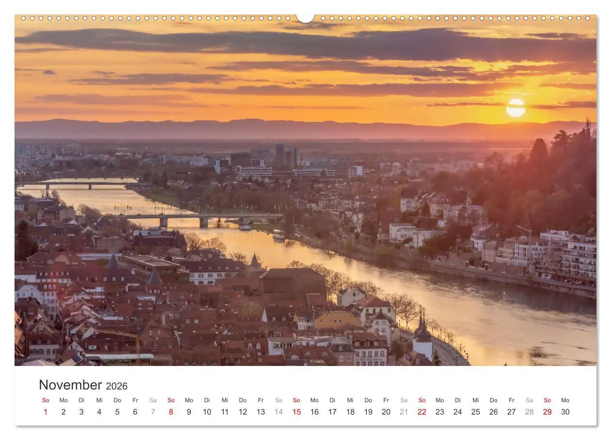 Bild: 9783457269701 | Heidelberg im Fokus (Wandkalender 2026 DIN A2 quer), CALVENDO...