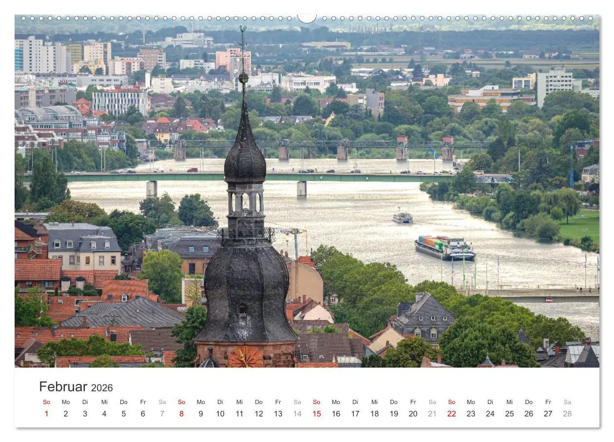 Bild: 9783457269701 | Heidelberg im Fokus (Wandkalender 2026 DIN A2 quer), CALVENDO...