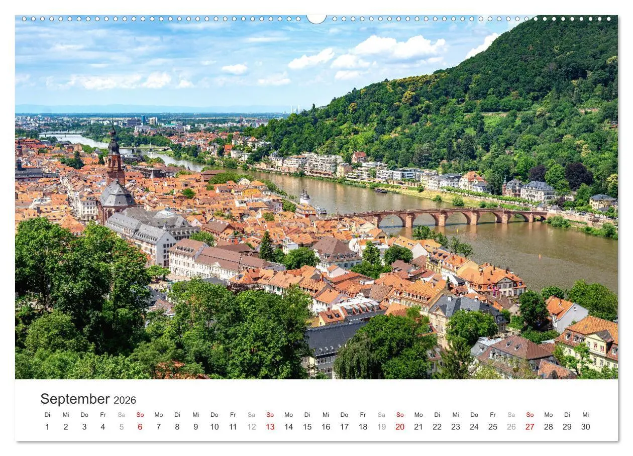 Bild: 9783457269701 | Heidelberg im Fokus (Wandkalender 2026 DIN A2 quer), CALVENDO...