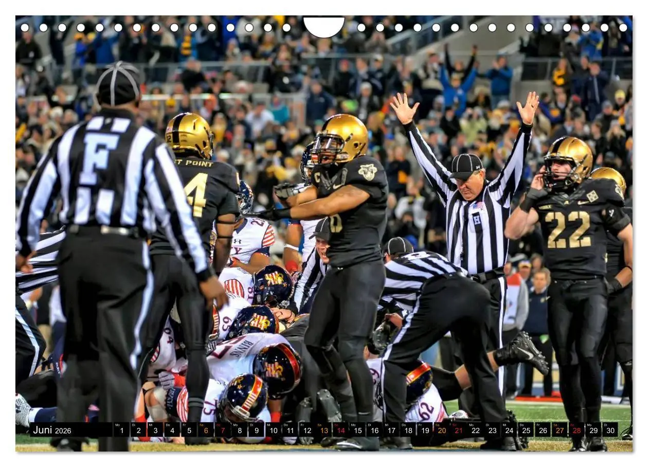 Bild: 9783516049701 | Kraft und Taktik - American Football (Wandkalender 2026 DIN A4...
