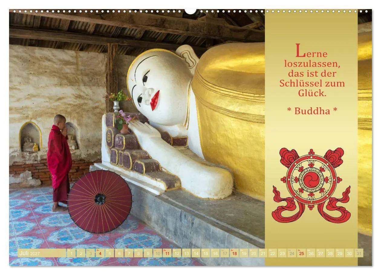 Bild: 9783569519701 | BUDDHAS WORTE - Buddhistische Weisheiten (Wandkalender 2027 DIN A2...