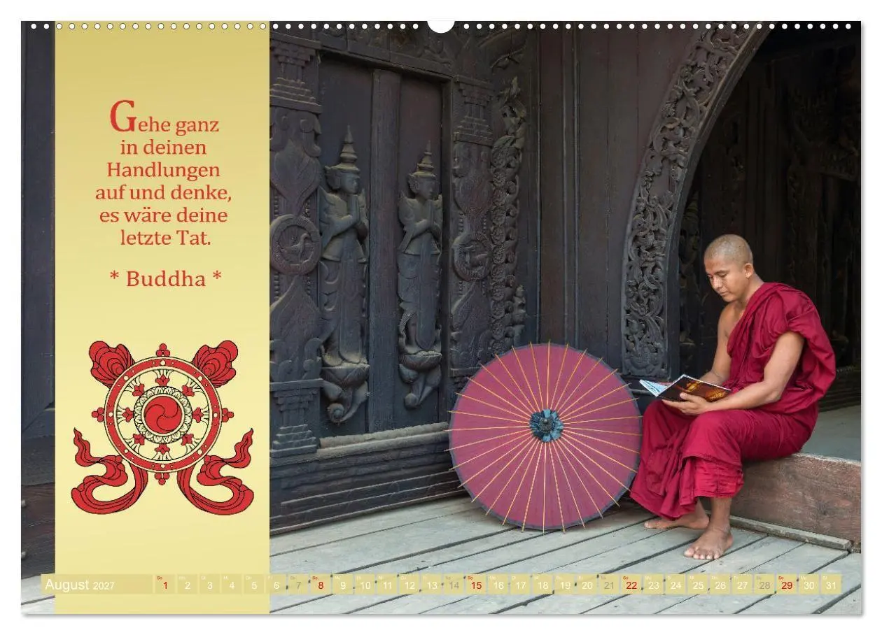 Bild: 9783569519701 | BUDDHAS WORTE - Buddhistische Weisheiten (Wandkalender 2027 DIN A2...