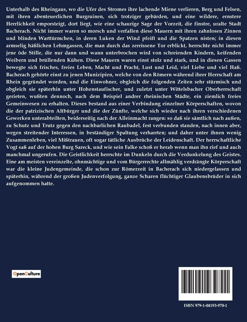 Rückseite: 9791041939701 | DER RABBI VON BACHARACH | Heinrich Heine | Taschenbuch | 26 S. | 2023
