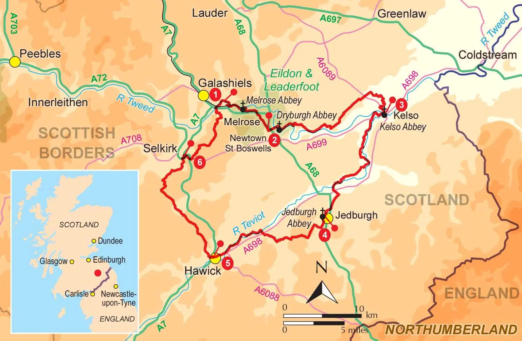 Bild: 9781852849801 | The Borders Abbeys Way | Paul Boobyer | Taschenbuch | Englisch | 2025