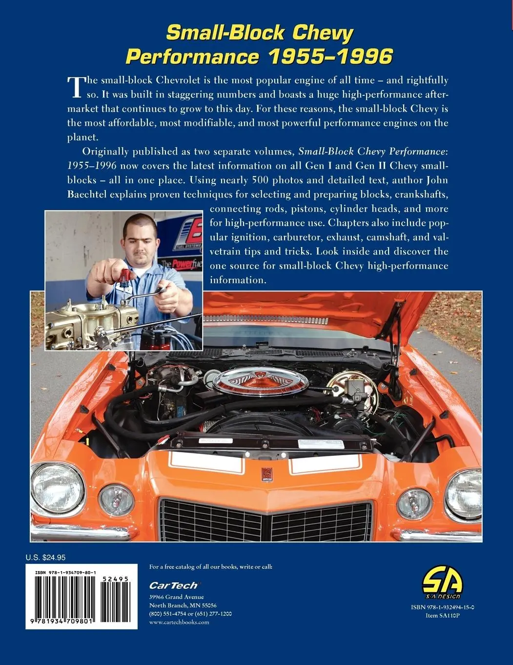 Rückseite: 9781934709801 | Small-Block Chevy Performance 1955-1996 | John Baechtel | Taschenbuch