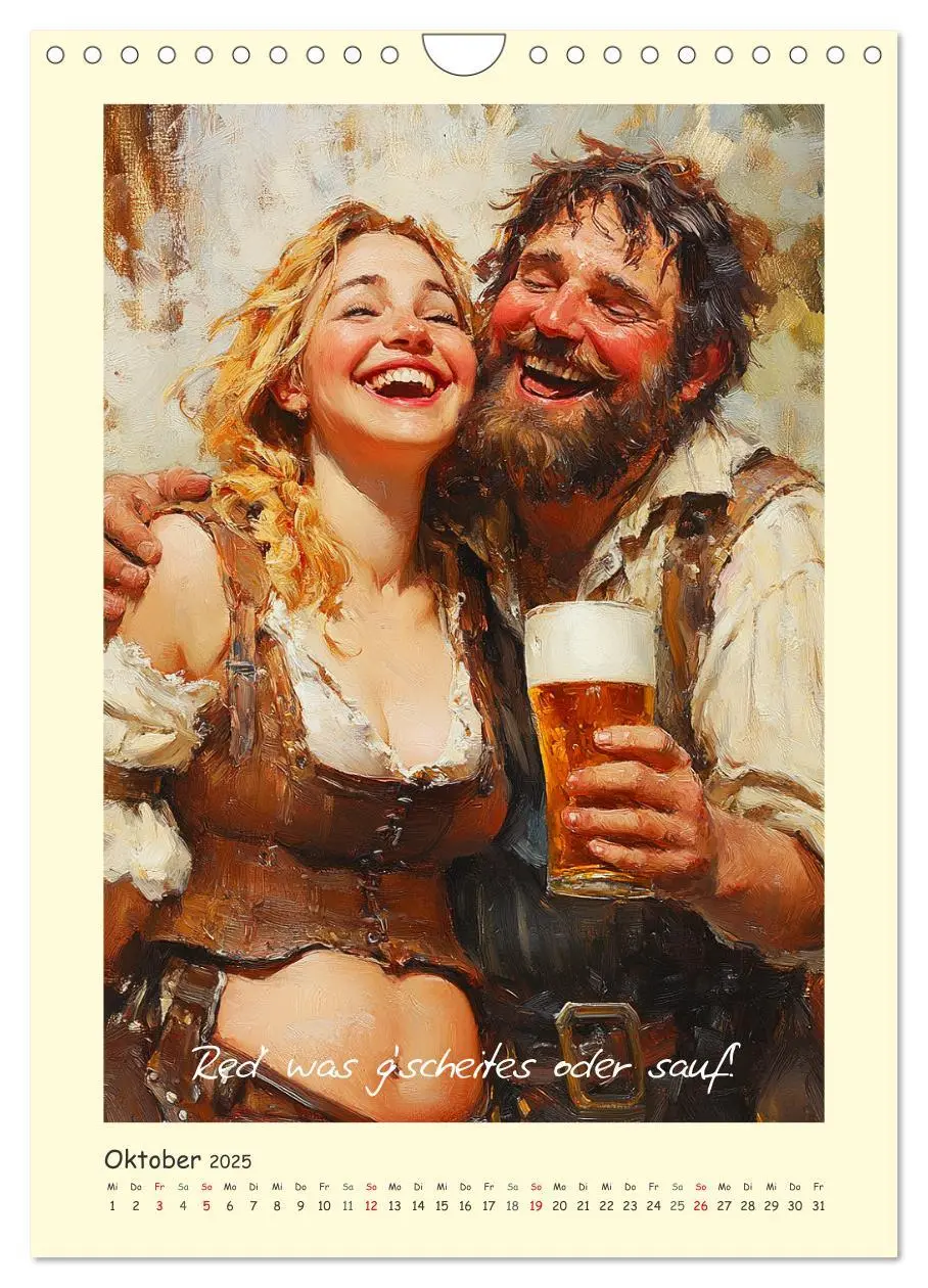 Bild: 9783457189801 | Bier, Bäuche, Sprüche. Spaß mit Hopfen und Malz (Wandkalender 2025...