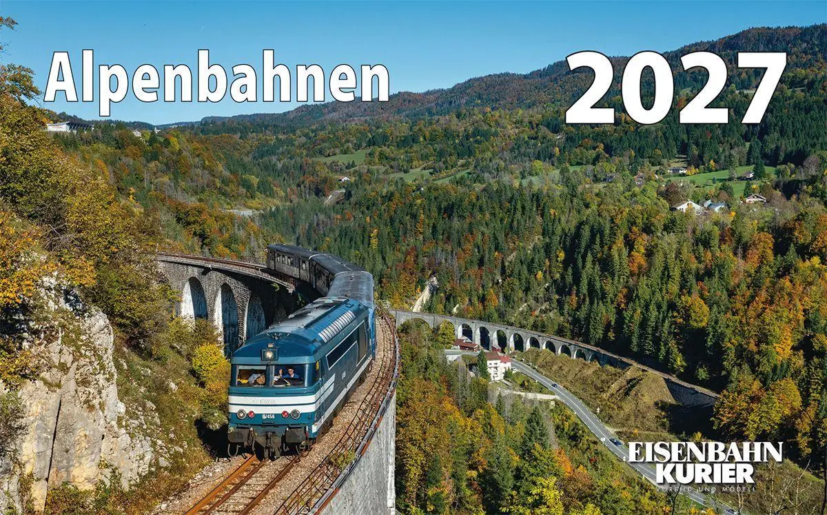 Cover: 9783844659801 | Alpenbahnen 2027 | Kalender | 13 S. | Deutsch | 2027 | EK-Verlag
