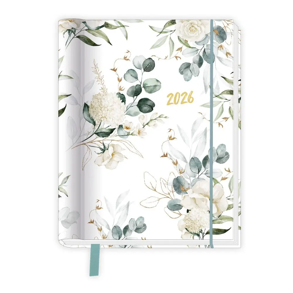 Cover: 4251901509901 | Trötsch Taschenkalender A6 Wire-O Motiv Blätter 2026 mit Postkarten
