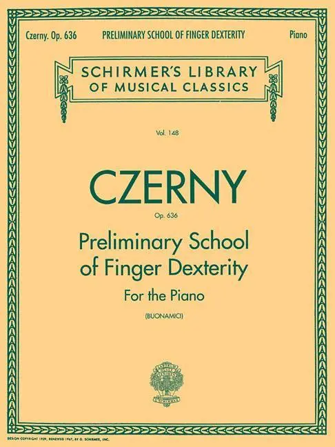 Cover: 9780634069901 | Preliminary School of Finger Dexterity, Op. 636 | Giuseppe Buonamici