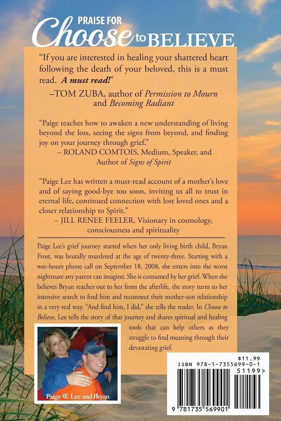 Rückseite: 9781735569901 | Choose to Believe | A Story of Miracles, Healing, and the Afterlife