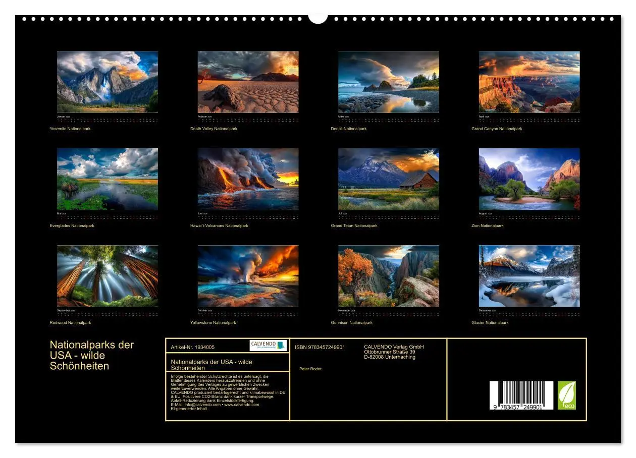 Bild: 9783457249901 | Nationalparks der USA - wilde Schönheiten (hochwertiger Premium...