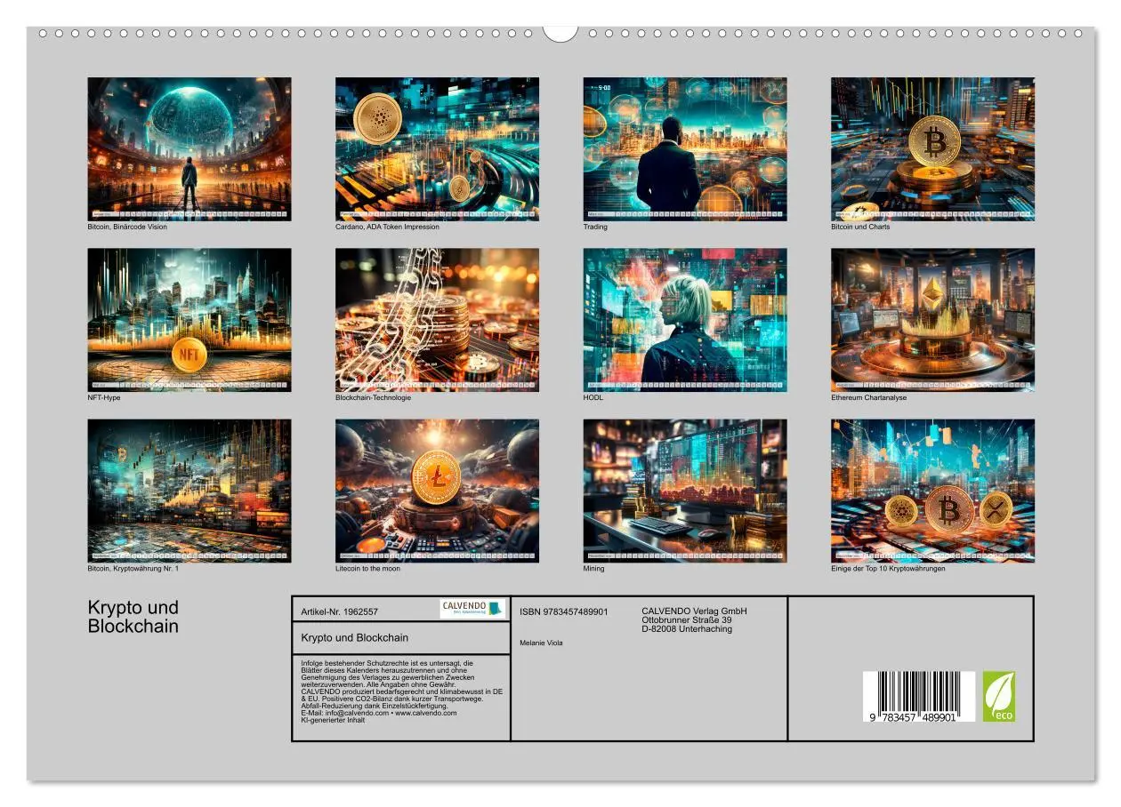Bild: 9783457489901 | Krypto und Blockchain (hochwertiger Premium Wandkalender 2026 DIN...
