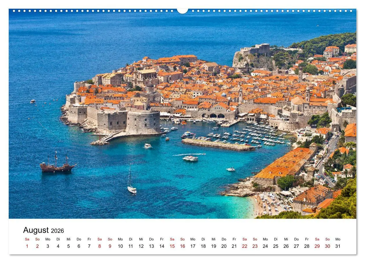 Bild: 9783457939901 | Länder der Adria (Wandkalender 2026 DIN A2 quer), CALVENDO...