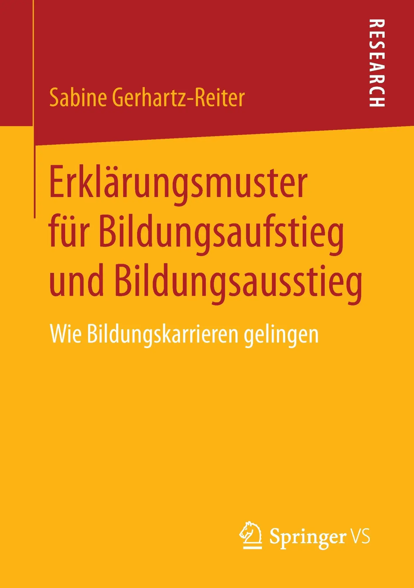Cover: 9783658149901 | Erklärungsmuster für Bildungsaufstieg und Bildungsausstieg | Buch | ix
