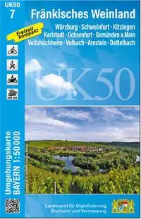 Cover: 9783899339901 | UK50-7 Fränkisches Weinland | Digitalisierung | (Land-)Karte | Deutsch