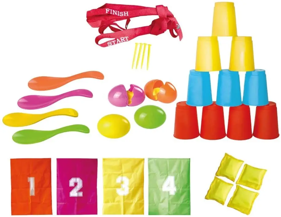 Cover: 4049491560002 | Knorrtoys 56000 - Party Set FUN, 32teilig, Sackhüpfen, Eierlaufen,...