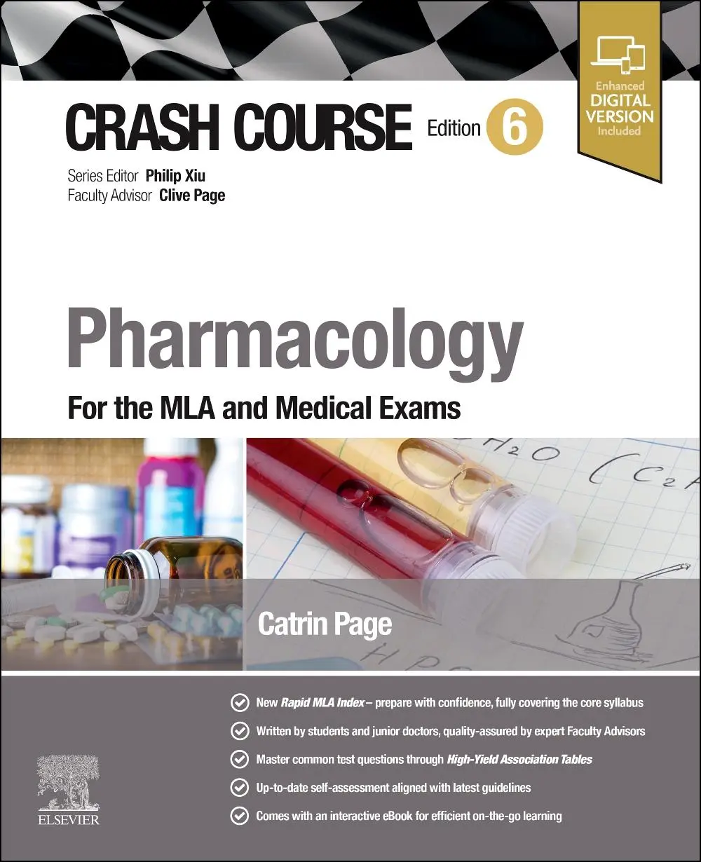 Cover: 9780443250002 | Crash Course Pharmacology | For the MLA and Medical Exams | Page