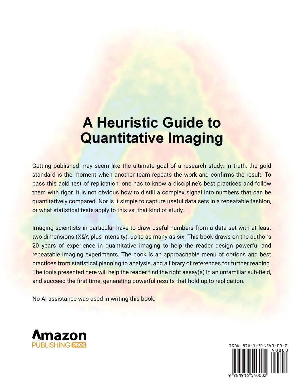 Rückseite: 9781916540002 | A Heuristic Guide to Quantitive Imaging | Timothy Feinstein | Buch