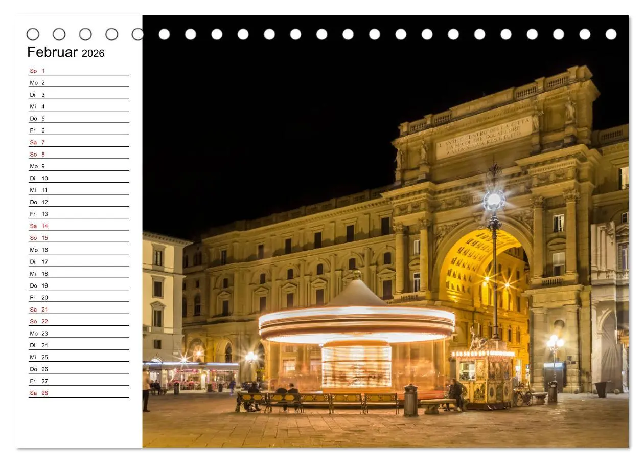 Bild: 9783457810002 | Impressionen aus FLORENZ (Tischkalender 2026 DIN A5 quer), CALVENDO...