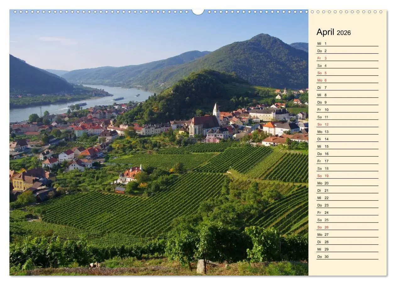 Bild: 9783457980002 | Die Wachau - Bezaubernde Orte an der Donau (Wandkalender 2026 DIN...