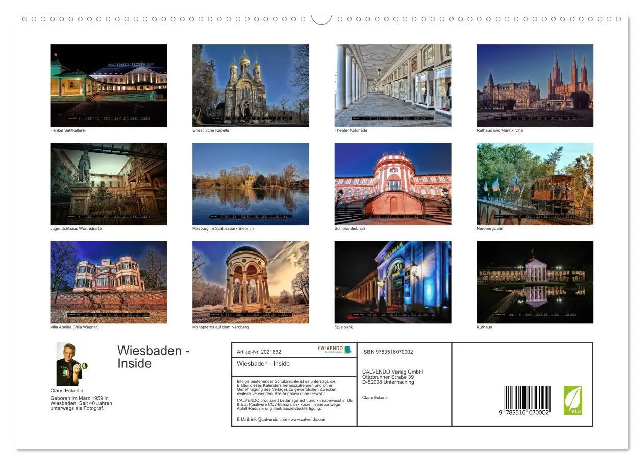 Bild: 9783516070002 | Wiesbaden - Inside (hochwertiger Premium Wandkalender 2026 DIN A2...