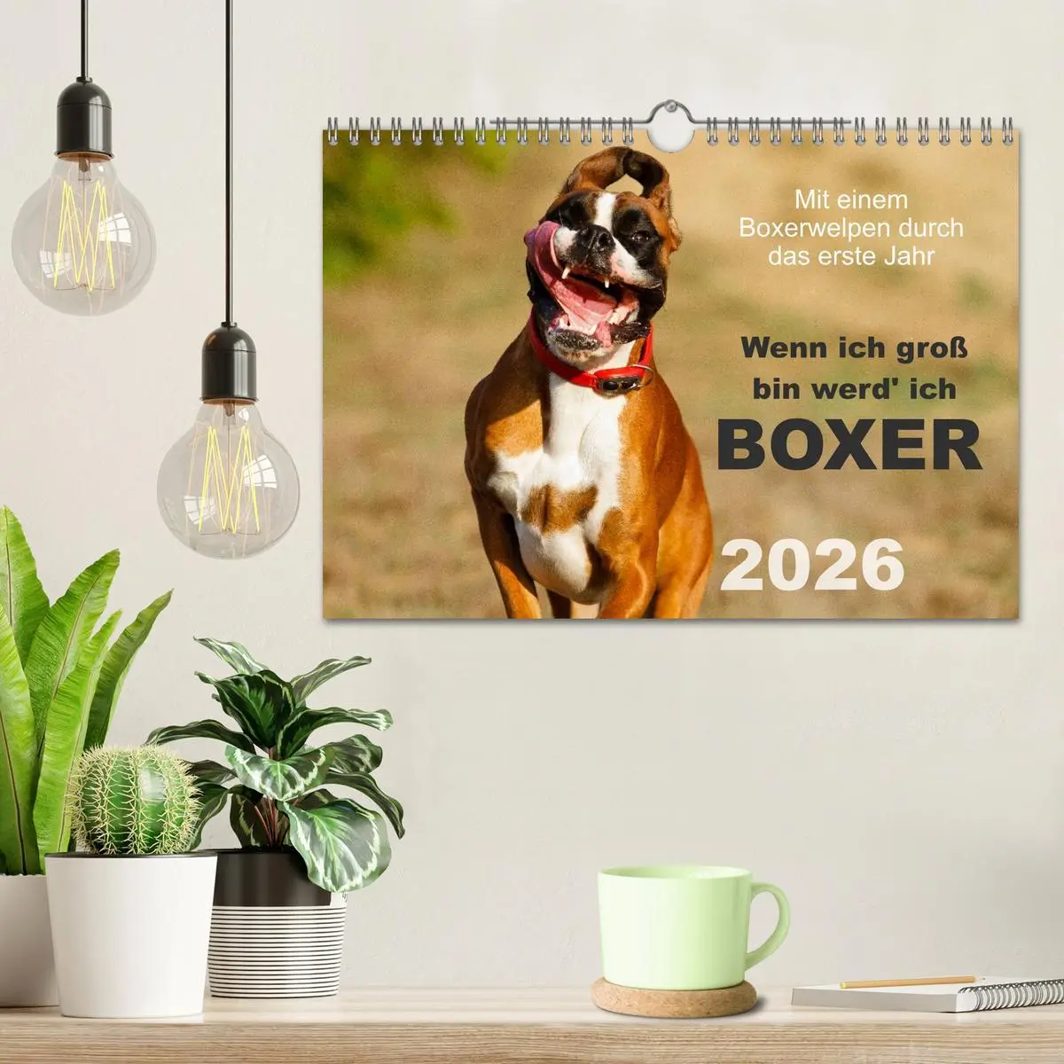Bild: 9783516140002 | Wenn ich groß bin werd' ich Boxer (Wandkalender 2026 DIN A4 quer),...
