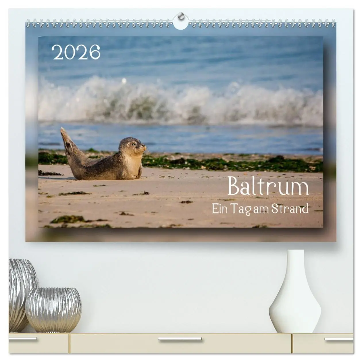 Cover: 9783516210002 | Baltrum - Ein Tag am Strand (hochwertiger Premium Wandkalender 2026...