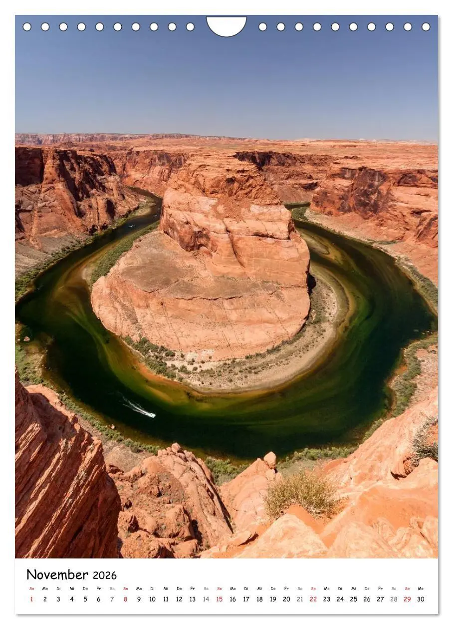 Bild: 9783516450002 | Eine Reise durch die Canyons der USA (Wandkalender 2026 DIN A4...